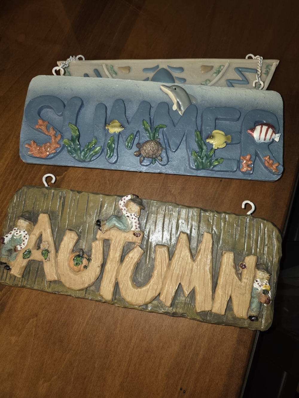 Pastel Seasons Change Welcome Wall Hanging - Multicolor - Picture 2 of 2